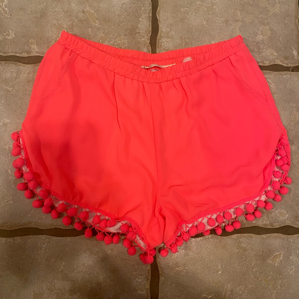 Hot pink Pom Pom Buddy Love shorts